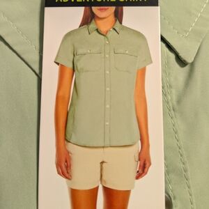 Women's Green Camp Shirt